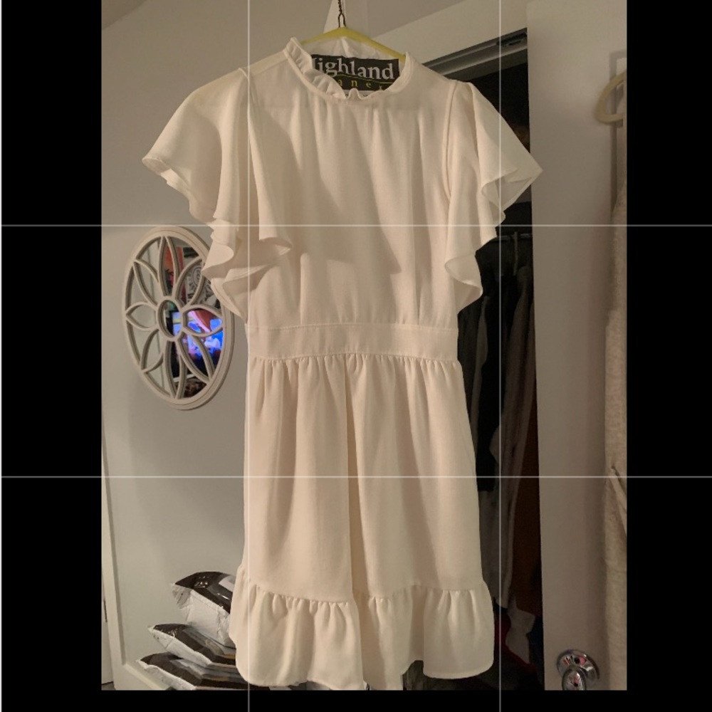 express • ladygang ruffle dress